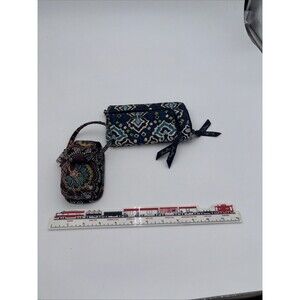 Vera Bradley Lot Of 2 Vintage Cell Phone Holster And Wallet
